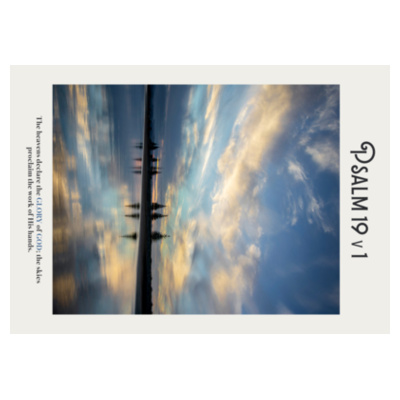 Psalm 19v1 - Mouse Pad Design