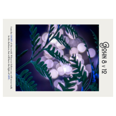 John 8v12 - Mouse Pad Design