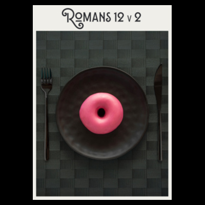 Romans 12v2 - AS Colour Recycled Phone Bag Design