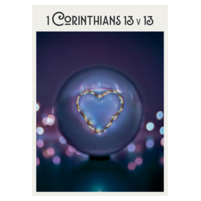 1Corinthians 13v13 - Stainless Bottle Design