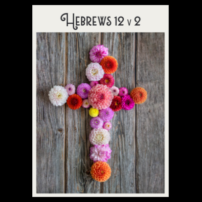 Hebrews 12v2 - AS Colour Recycled Light Duffel Bag Design
