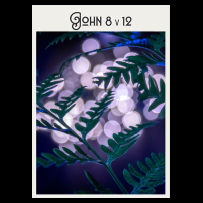 John 8v12 - AS Colour Recycled Light Duffel Bag Design