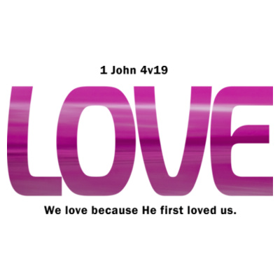 Love  - Cloke Mens Standard Crew  Design