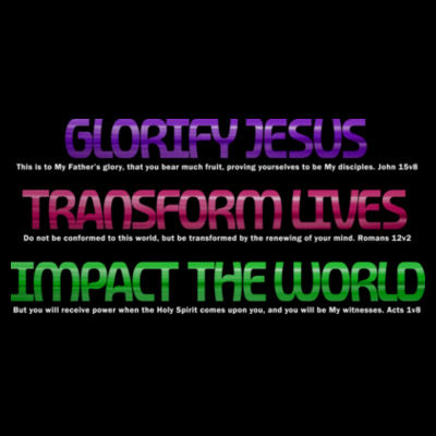 GLORIFY TRANSFORM IMPACT - Cloke Youth Outline Tee Design
