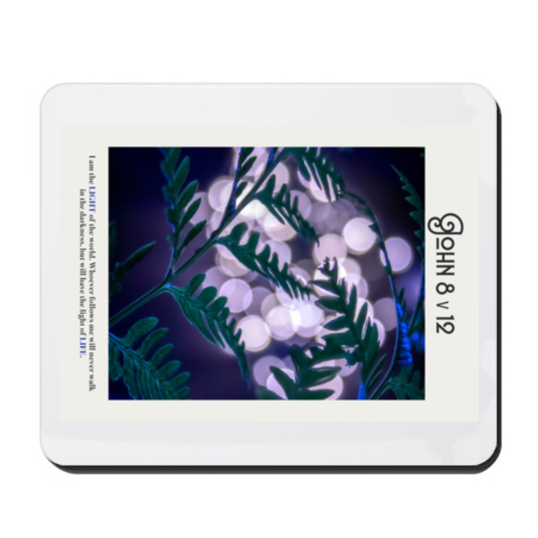 John 8v12 - Mouse Pad Thumbnail