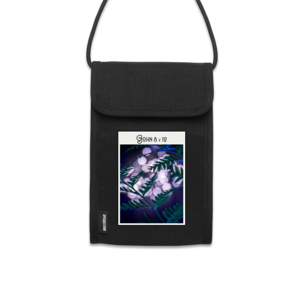 John 8v12 - AS Colour Recycled Phone Bag Thumbnail