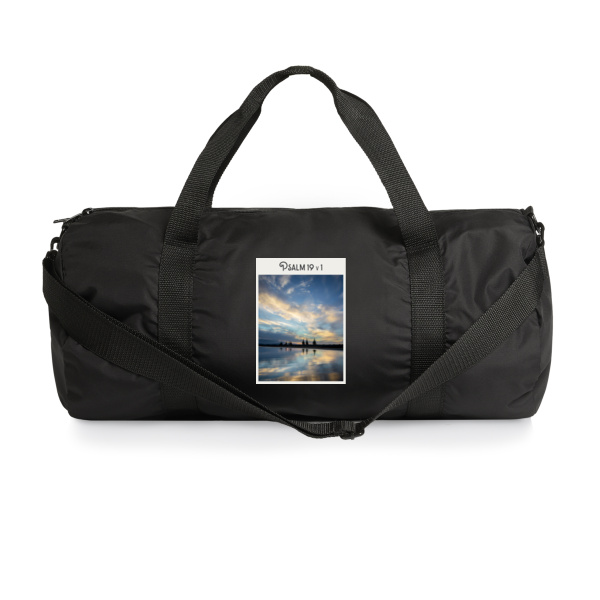 Psalm 19v1 - AS Colour Recycled Light Duffel Bag Thumbnail