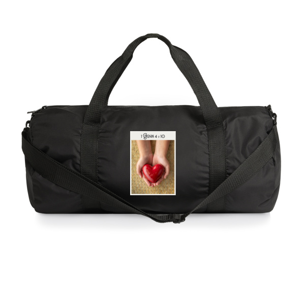 1 John 4v10 - AS Colour Recycled Light Duffel Bag Thumbnail