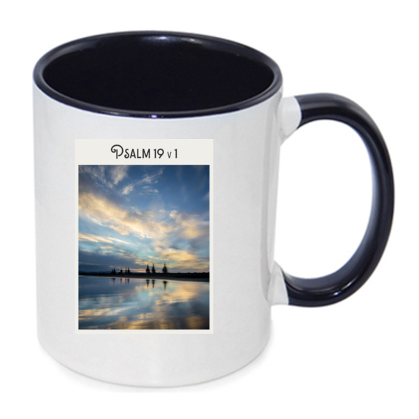 Psalm 19v1 - Inner Coloured Mug Thumbnail