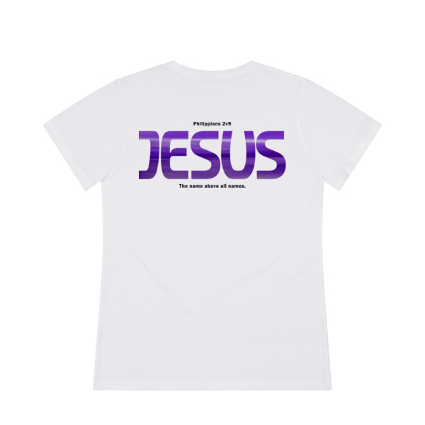JESUS - Cloke Womens Silhouette Outline Tee Thumbnail