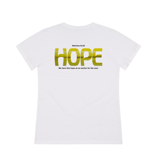 HOPE - Cloke Womens Silhouette Outline Tee Thumbnail