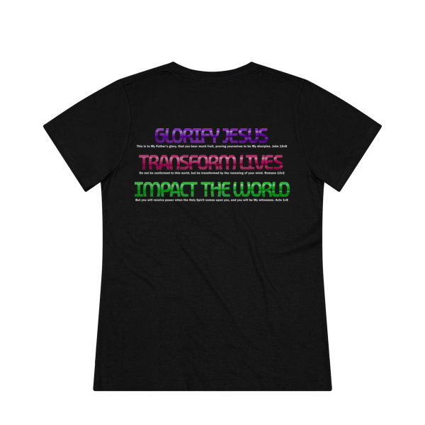 GLORIFY TRANSFORM IMPACT - Cloke Womens Silhouette Outline Tee Thumbnail