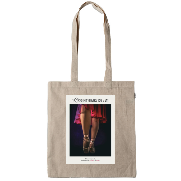 1 Corinthians 10v31 - Calico Tote Bag - Thread Project Thumbnail